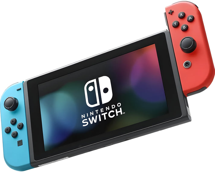 Nintendo Switch console with Joy-Con controllers